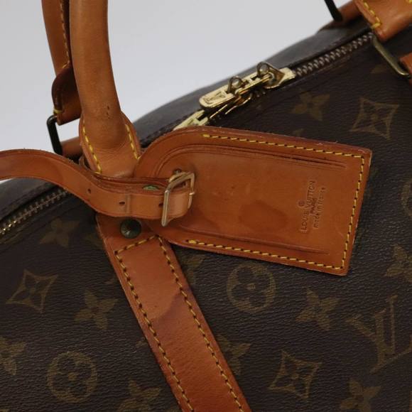 LOUIS VUITTON Monogram Keepall Bandouliere 60 Boston Bag M41412 LV Auth 102497 - Picture 10 of 16